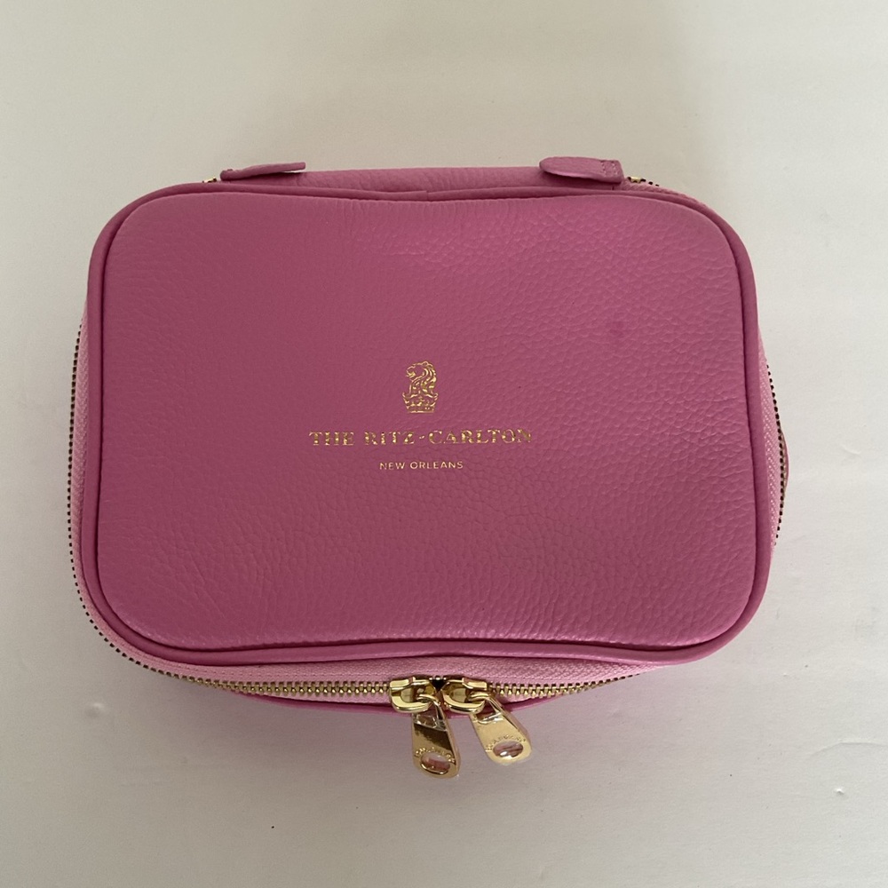 Boulevard Isabella Pink Leather Jewelry Case from The Ritz Carlton New Orleans